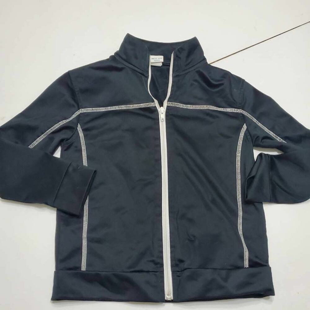 Circo Boys XS 4-5 Jacket Black White Long Sleeve Full Zipper Comfort Stretch Top